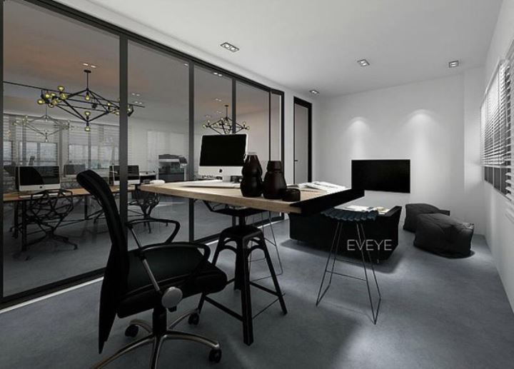 现代风格办公室设计之黑白灰系列